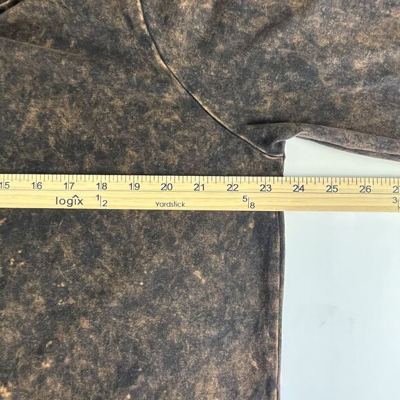 Zenana Signature Hoodie Womens Size XL Brown Mineral Washed Jacket Athleisure - Picture 8 of 10